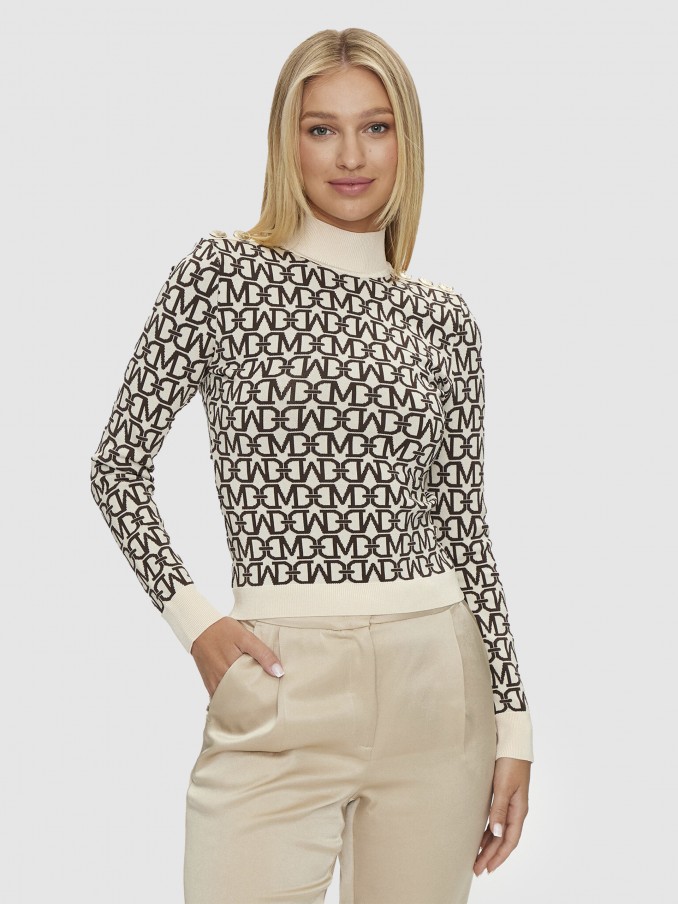 Pullover Woman Cream Marciano