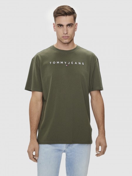 T-Shirt Homem Logo Tommy Jeans