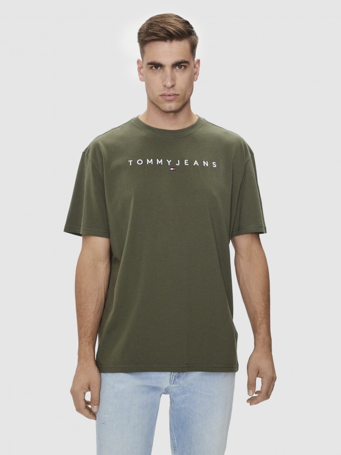 T-Shirt Man Green Tommy Jeans