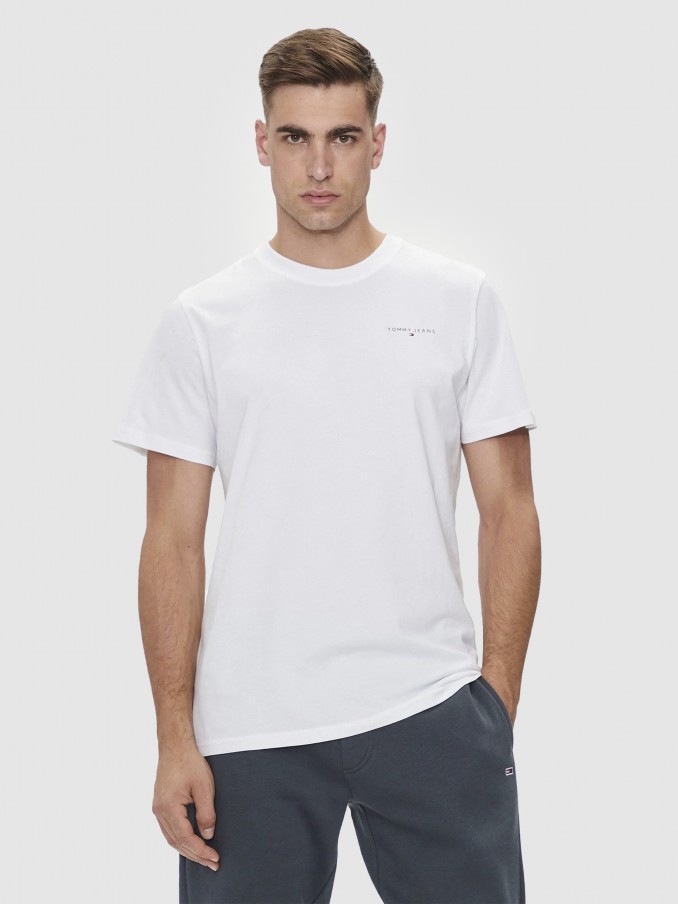 Camiseta Hombre Blanco Tommy Jeans