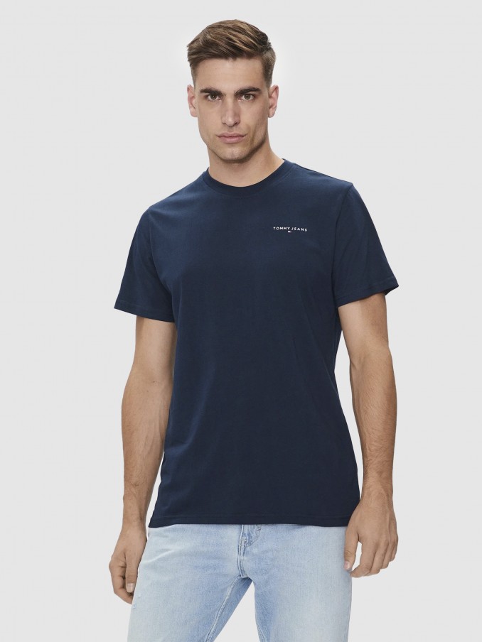 Camiseta Hombre Azul Marino Tommy Jeans