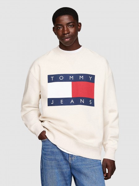 Sweatshirt Homem Melange Tommy Jeans