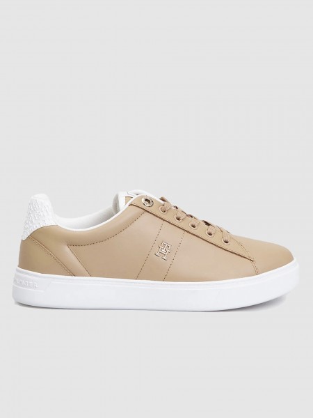 Tenis Mujer Beige Tommy Jeans