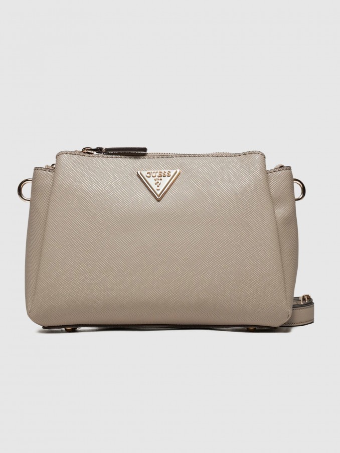 Shoulder Bags Woman Beige Guess