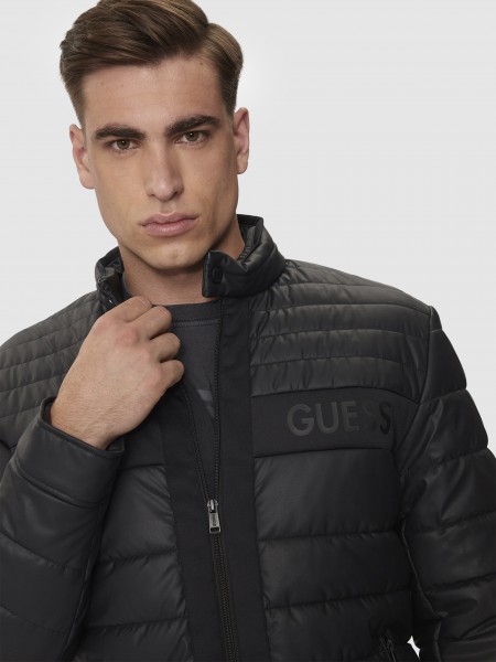 Chaqueta Hombre Negro Guess Chaqueta Hombre Negro Guess
