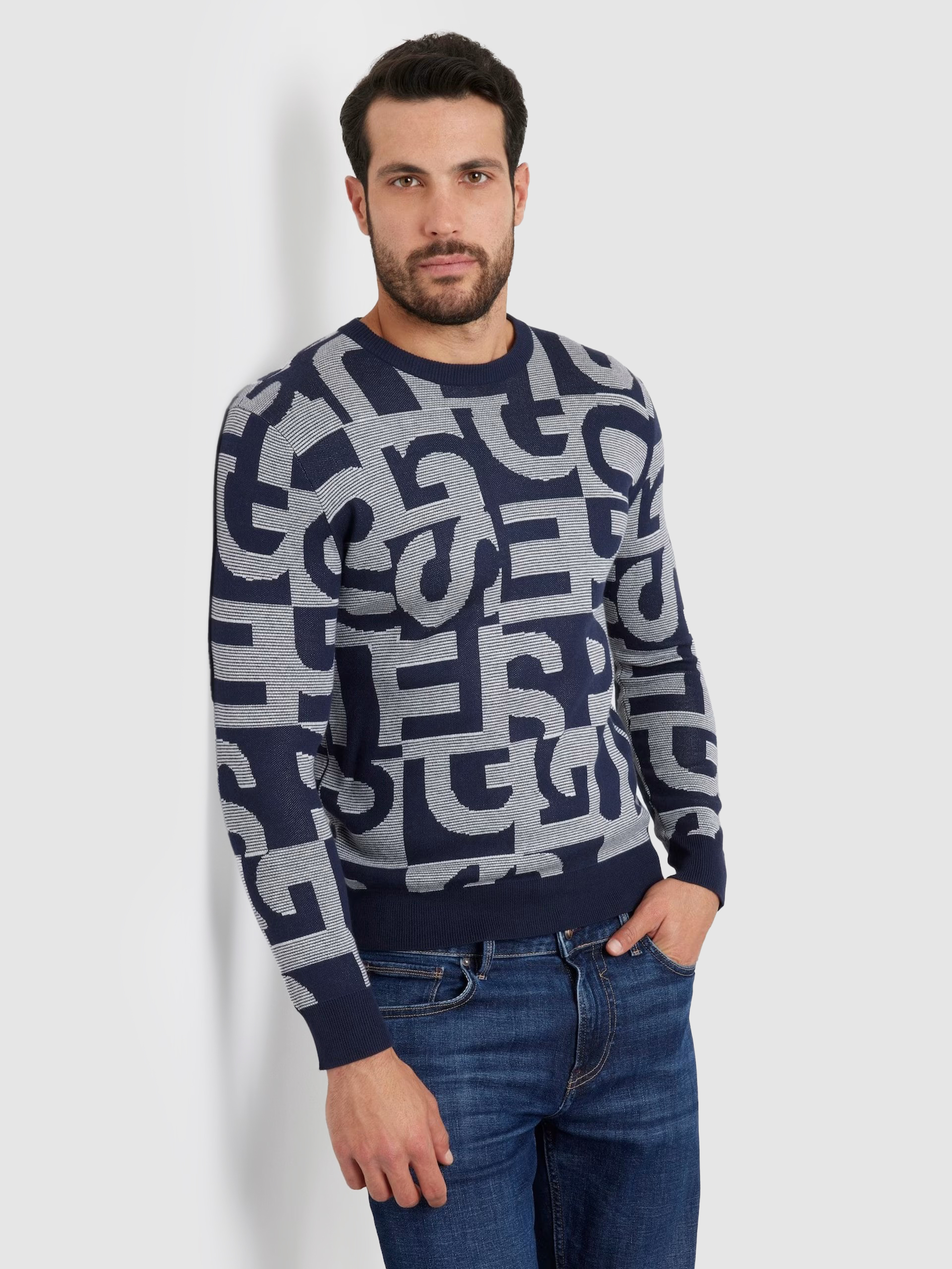 Camisola de Malha Homem Denny Guess