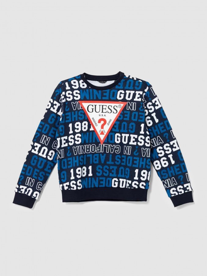 Jersey Nio Azul Guess