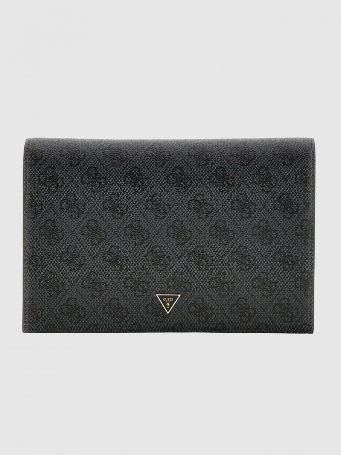 Card Holder Woman Black Guess