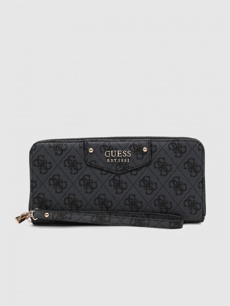 Billetera Mujer Negro Guess