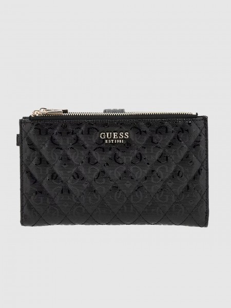 Billetera Mujer Negro Guess