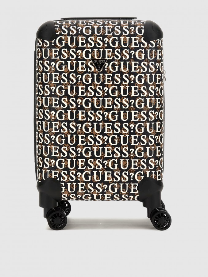 Bolsa de Viaje Pequea Mujer Negro Guess