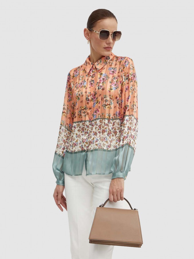 Shirt Woman Floral Guess