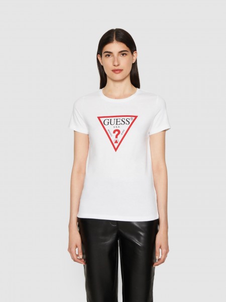 T-Shirt Mulher Iconic Tee Guess