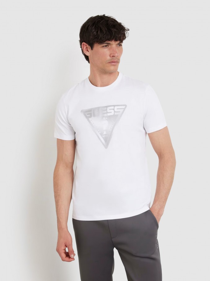 Camiseta Hombre Blanco Guess Underwear