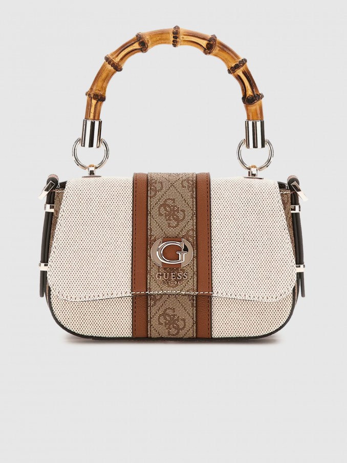 Bolso Mujer Beige Guess