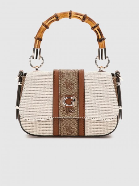 Bolso Mujer Beige Guess