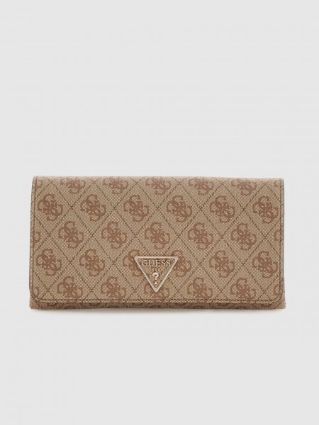 Wallet Woman Beige Guess