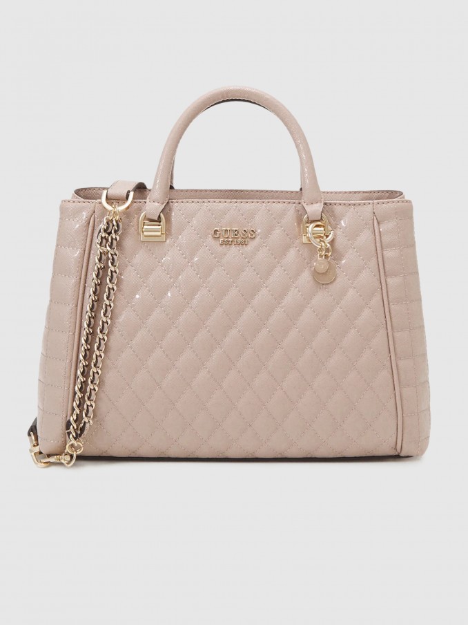 Handbag Woman Taupe Guess