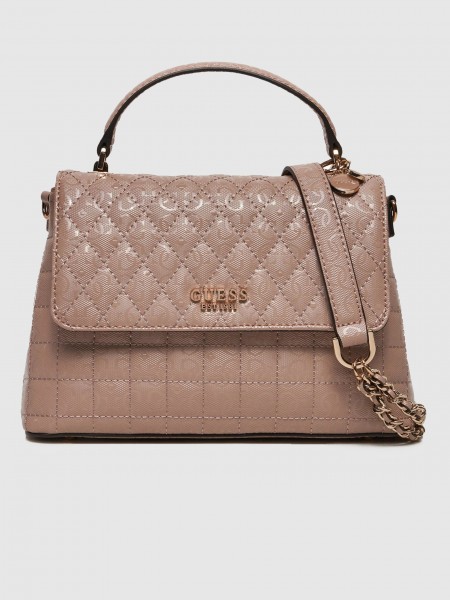 Handbag Woman Taupe Guess