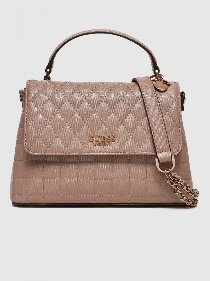 Handbag Woman Taupe Guess