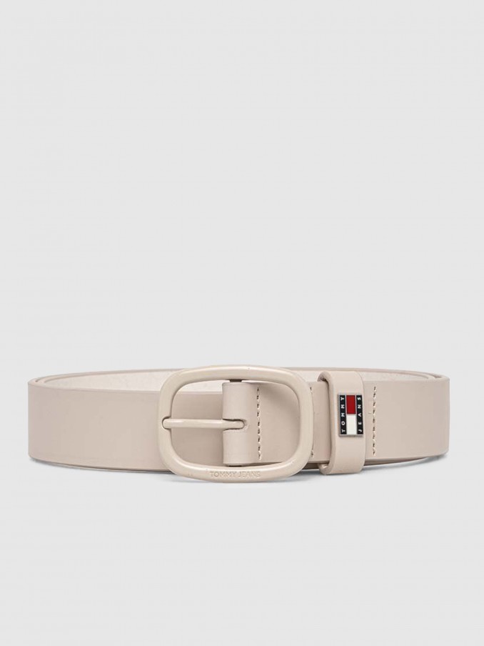 Belt Woman Cream Tommy Jeans