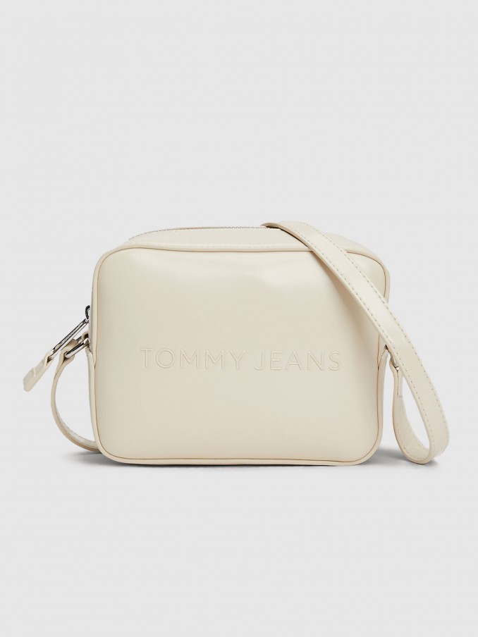 Shoulder Bags Woman Cream Tommy Jeans