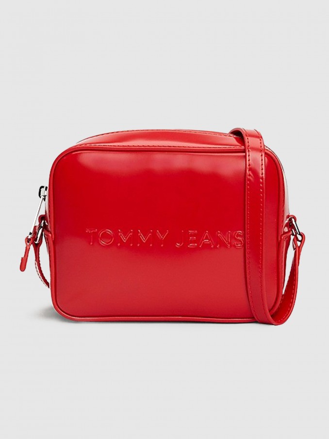 Bolsos de Hombro Mujer Rojo Tommy Jeans