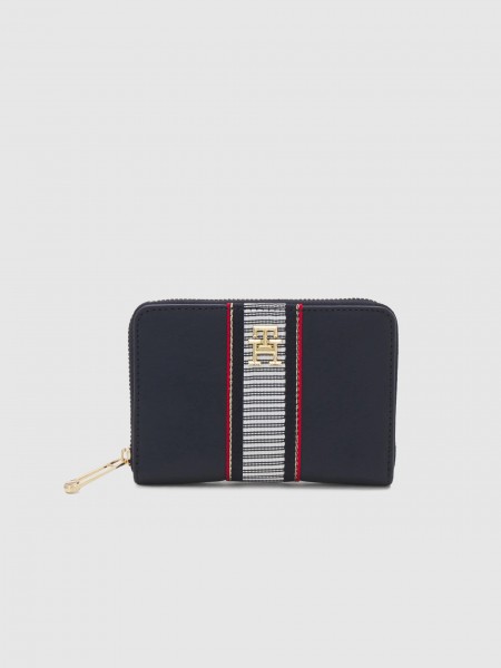 Wallet Woman Navy Blue Tommy Jeans