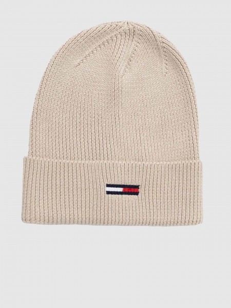 Gorro Mujer Crema Tommy Jeans