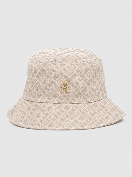 Hats Woman Beige Tommy Hilfiger