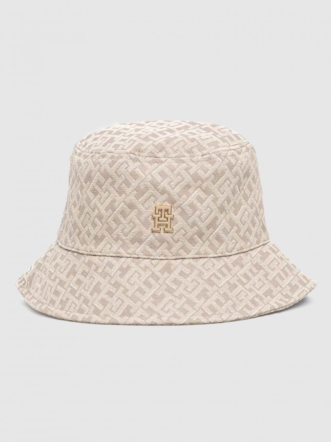 Hats Woman Beige Tommy Hilfiger