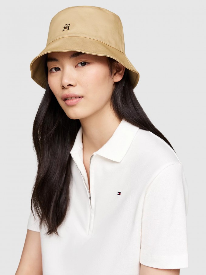 Hats Woman Beige Tommy Jeans