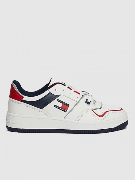 Tenis Hombre Blanco Tommy Jeans