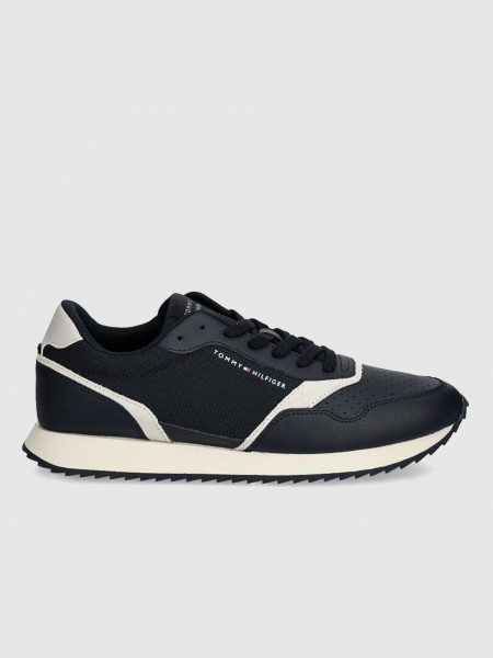 Tenis Hombre Azul Marino Tommy Jeans