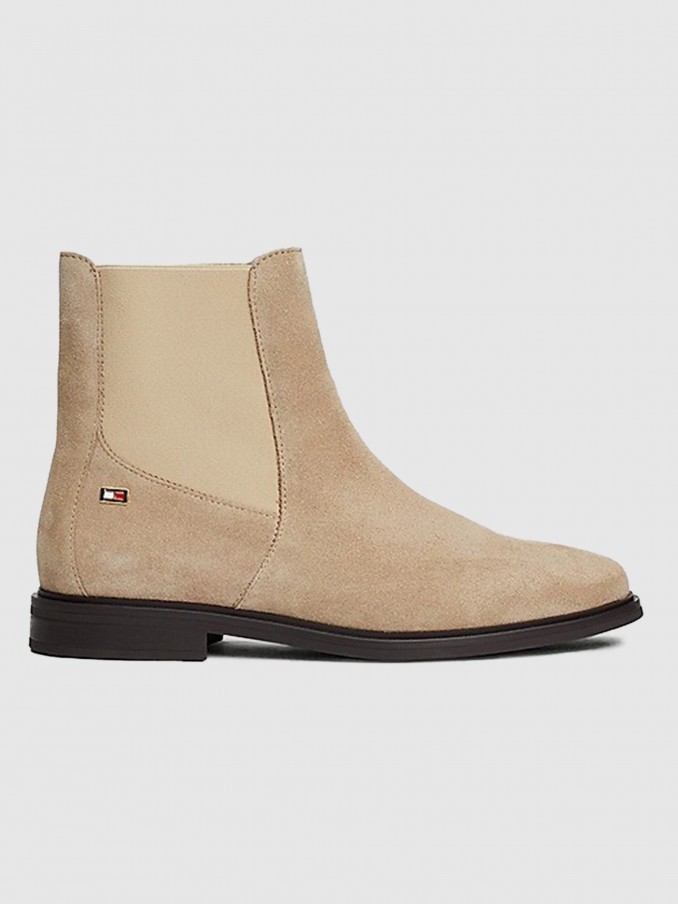 Boots Woman Beige Tommy Jeans