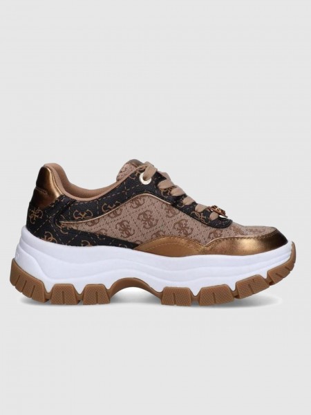 Sneakers Woman Brown Guess