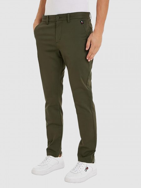 Pants Man Green Tommy Jeans