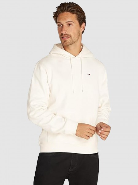 Jumper Man White Tommy Jeans