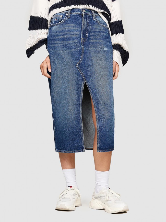 Skirt Woman Jeans Tommy Jeans