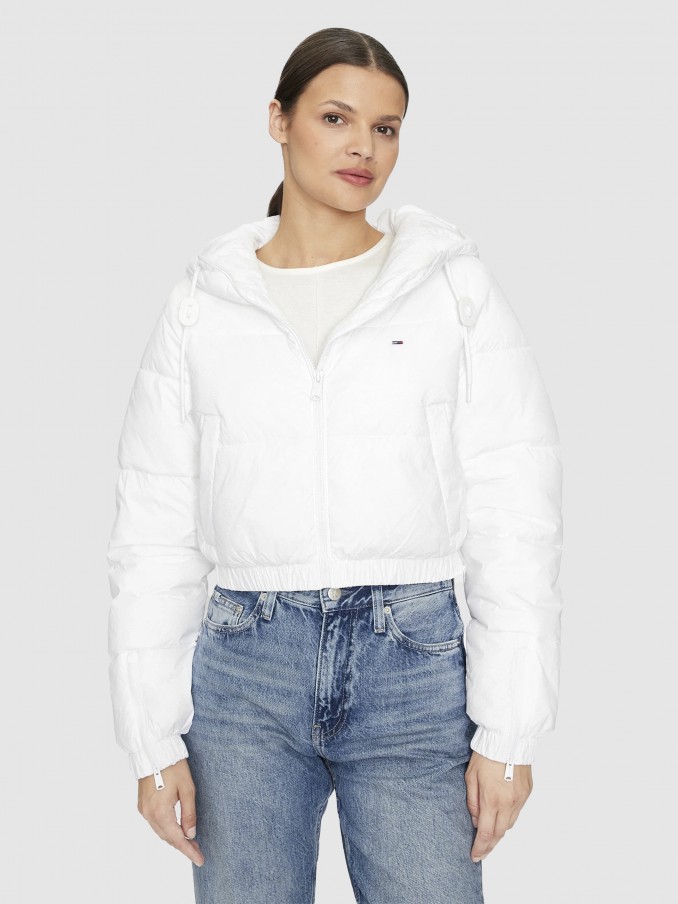 Jacket Woman White Tommy Jeans