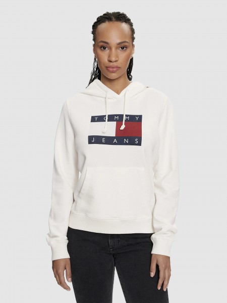 Jumper Woman Cream Tommy Jeans