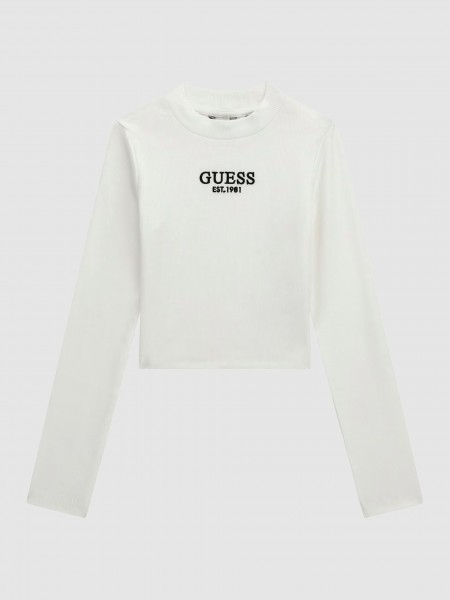 Pullover Girl White Guess