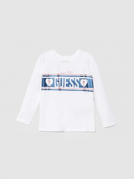 Pullover Girl White Guess