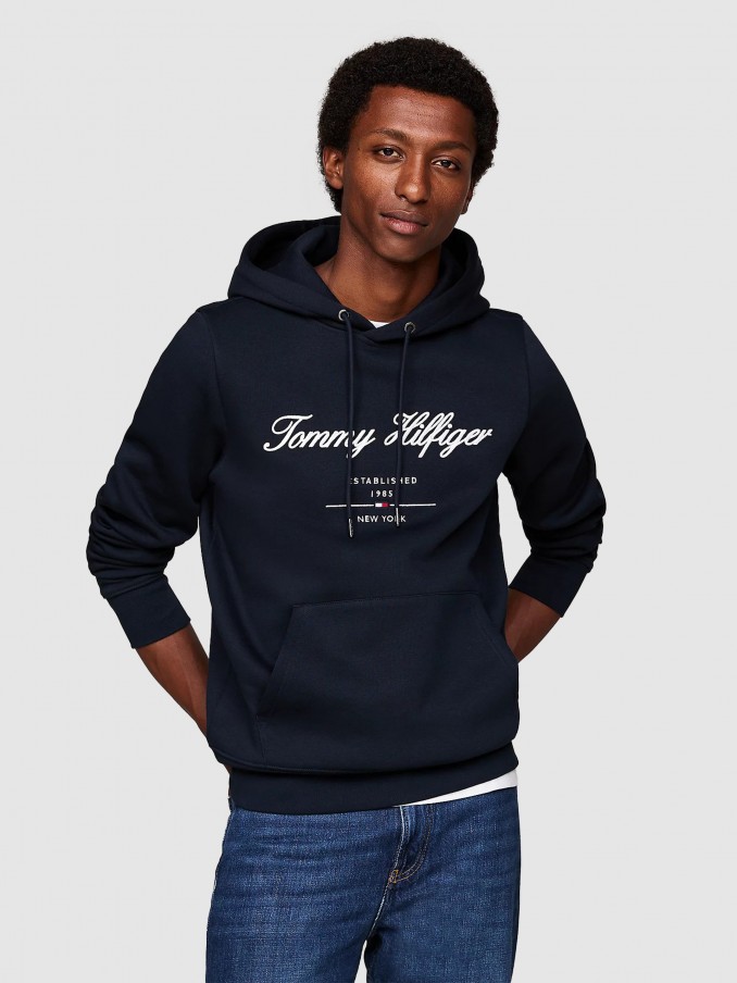 Jersey Hombre Azul Oscuro Tommy Hilfiger