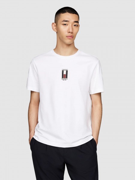 Camiseta Hombre Blanco Tommy Hilfiger