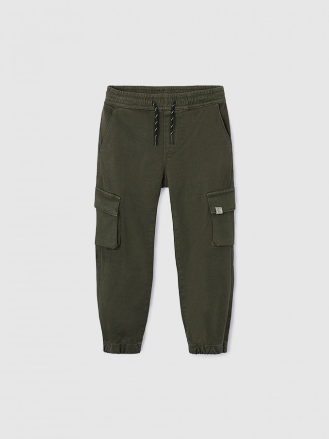 Pantalones Nio Verde Musgo Mayoral