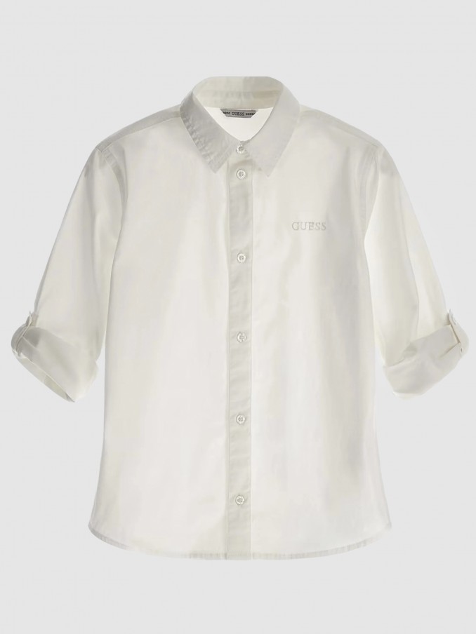 Shirt Boy White Guess