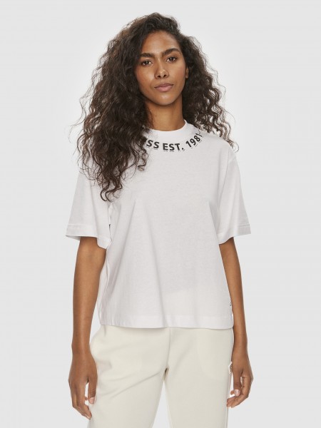 T-Shirt Woman White Guess