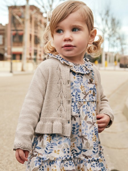 Chaqueta Bebe Nia Beige Mayoral