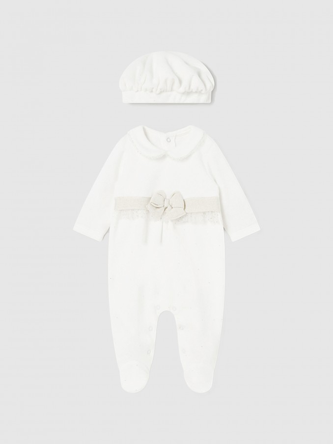 Babygrows Bebe Nia Crema Mayoral